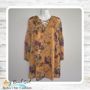 ** SALE 2/$20 ** Lined Flowy Boho Dress